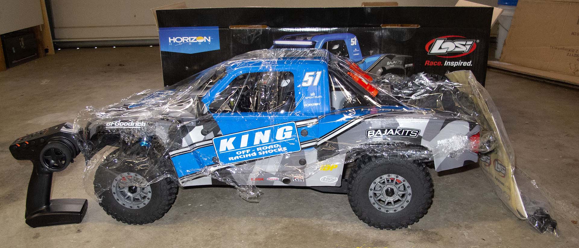 losi baja rey wheelbase